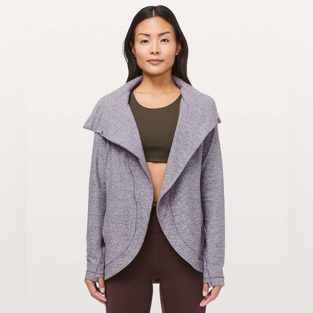Lululemon Rulu Rally wrap top purple size 10